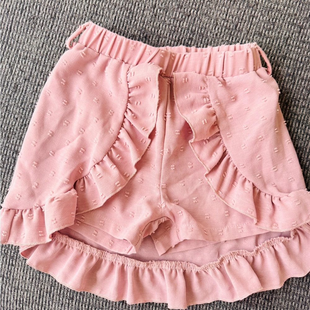 Girls 4T Pink Ruffled Kids Skort